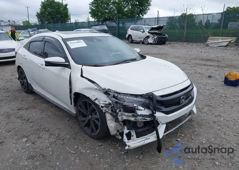 2017 Honda Civic Sport Touring z USA, uszkodzony, nr VIN SHHFK7H93HU215576